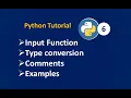Tutorial - input Comments Type conversion
