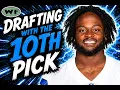 How to Do a Fantasy Football Draft from the 10th Pick