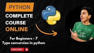 Type conversion in python for absolute beginners 2024 python tutorial