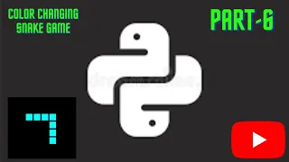 How to create colour changing snake game using turtle library in python Part-6