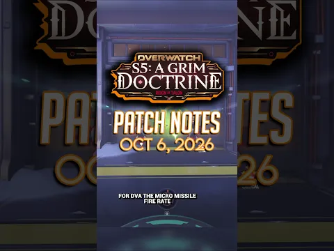 Season 5: A Grim Doctrine PATCH NOTES are here 🤯