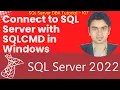 Connect to SQL Server with SQLCMD in Windows