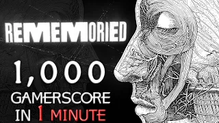 1 000 Gamerscore in UNDER 1 Minute - Rememoried