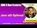 Java util Optional Java 8 New Features Tutorials by Mr RamaChandra