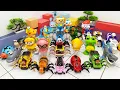 Pasukan Choo Choo Charles Berkumpul Thomas Exe Polisi Motor Hiu Cumi Bee Main Robot Joged Car Toys.