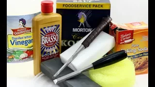 Restoring 1 Chisels How To Clean Rusty Tools Easy Rust Removal Leather Wrapped Chisel Handle 