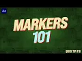 After Effects Basics MARKERS Adobe After Effects Tutorial