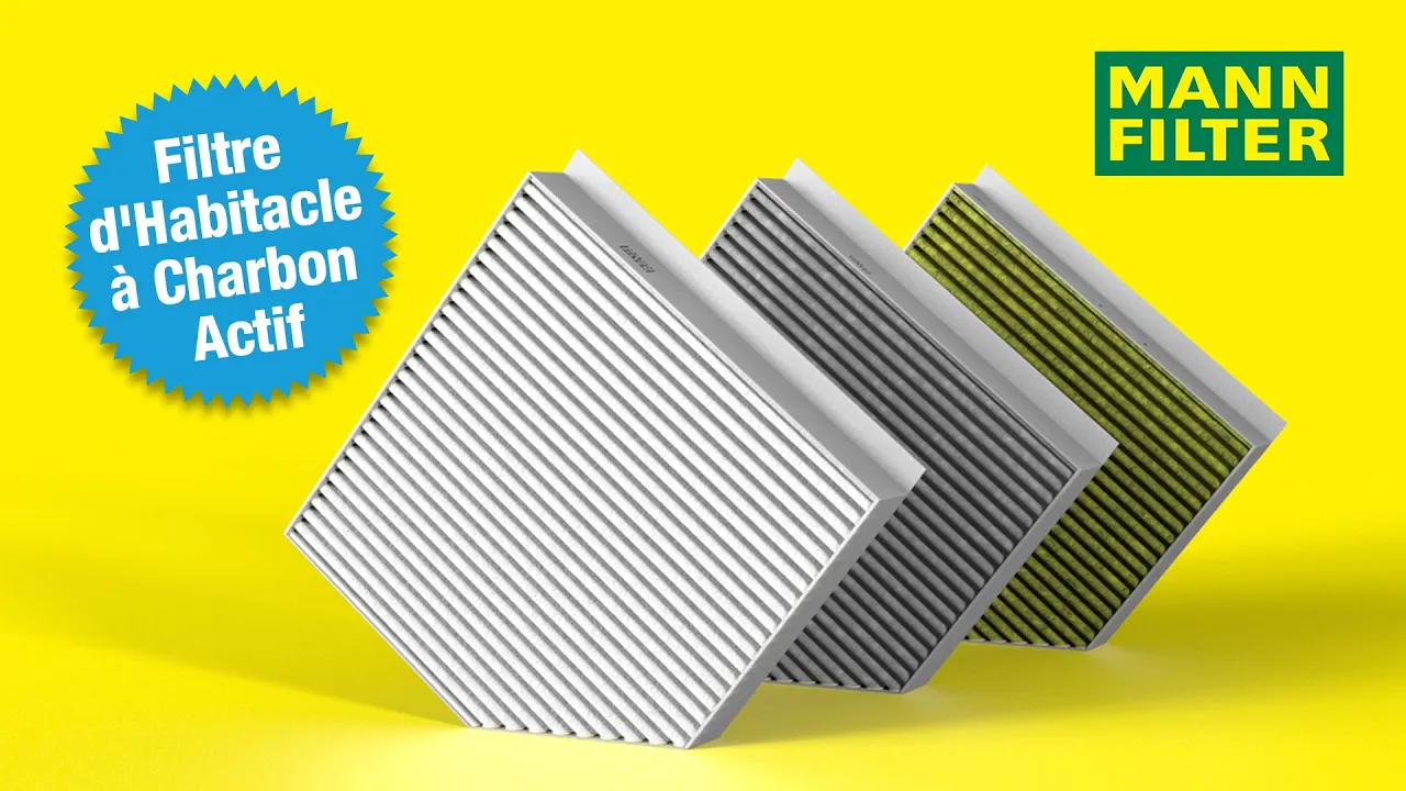 Quels sont les avantages des filtres d’habitacle à charbon actif premium MANN-FILTER ?