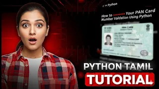 Python Tutorial in Tamil PAN Card Number Validation Program Learn Python the Easy Way