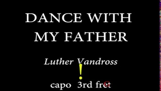 Download DANCE WITH MY FATHER - Luther Vandross (Easy Chords and Lyrics) MP3