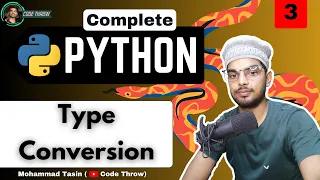 Type Conversion input Complete Python Course Lecture 3