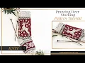Prancing Deer Stocking Knit