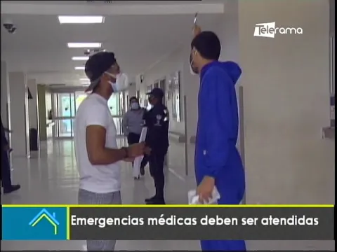 Emergencias médicas deben ser atendidas