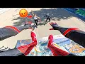 Download Lagu PRO's SPIDER-MAN's TWINS ESCAPING ANGRY MOMZILLA! (Extreme Parkour Chase POV)