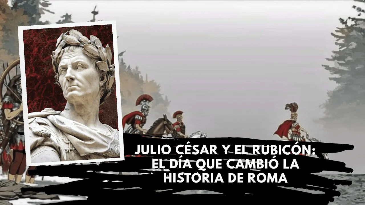 JULIO CÉSAR Y EL RUBICÓN: EL DÍA QUE CAMBIÓ LA HISTORIA DE ROMA.