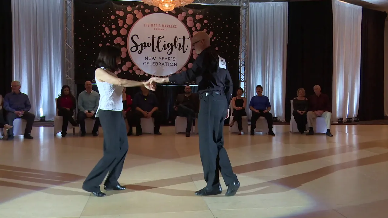 Spotlight New Years 2018 2019 Masters Novice Jack & Jill Scott Hughes & Betty Muise