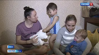 В Омске семья с четырьмя детьми практически оказалась на улице