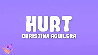 christina aguilera hurt