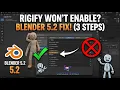 Rigify Won t Enable in Blender Here s the FULL Fix 5 2 LTS 2026