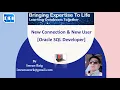 DBI - Creating new user and connection in SQL Developer
