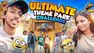 🎢 Ultimate Theme Park Challenge 🔥🔥 NRFM-VLOGS #nrfm #challenge #funny 