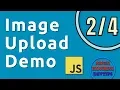 Image upload in plain front-end JavaScript and NodeJS -