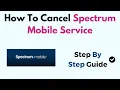 How To Cancel Spectrum Mobile Service