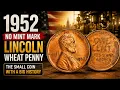 1952 No Mint Mark Penny Value Rare Lincoln Wheat Penny Worth Money