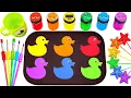 Download Lagu Satisfying Video | How to Make Glittery Rainbow Duck from Slime Mixing Star Candy Paint Cutting ASMR
