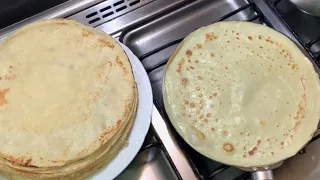 كريب المحلات كريب صيامي العيش السوري او التورتيلا بدون بيض ولا حليب بحشوات مختلفة الشيف هناء فهمي 