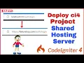 How to deploy codeigniter project to shared hosting 2022