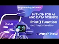 Learn Print function in detail in Urdu Lecture 1 and 2 20th and 22nd October 2025