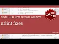 nrlint fixes - developing node-red stream