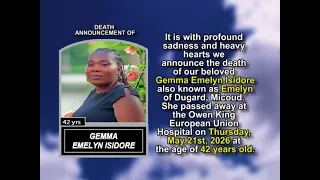 Gemma Emelyn Isidore Short Obituary
