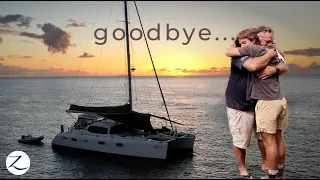 Saying Goodbye. **emotional**  Our empty nest (empty boat) begins.