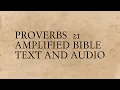 Proverbs 21 - Amplified Bible