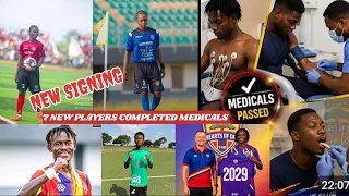 HEARTS OF OAK SIGN PRINCE AMEVOR YAKUBU MUSTAPHA 7 NEW PLAYERS COMPLETED MEDICALS OSEI ASIBEY TOO