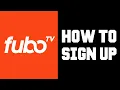Fubo TV How To Sign Up How To Get Fubo TV FuboTV How To Setup Account Help Guide Tutorial