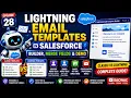 Lightning Email Templates in Salesforce Builder Merge Fields Demo Episode 28 2026