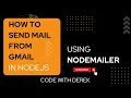 How to Send Email from Gmail Account using Nodemailer in Node js Easy Tutorial with Code
