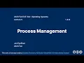 Process Management 2023 Fall ECE 344 Section 3