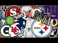ULTIMATE Super Bowl Champion RANKINGS C-Score vs DVOA