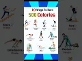 Lagu 10 Way to Burn 500 Calories 🧐😎#fatburningworkout #caloriecounting #calorieBurn #howtoburnCalories