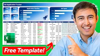 Build a Job Application Tracker in Excel Free Template