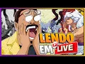 LENDO ONE PIECE EM LIVE CAPITULO NOVO TA ABSURDOOOOOOO Luffy Nika vs Imu Sama