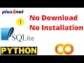 Python SQLite database connection and managing by using colab platform and mounting drive