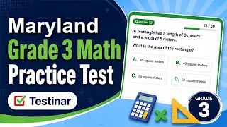 Maryland MCAP Grade 3 Math Practice Test Testinar