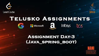 JAVA SPRING-BOOT Assignment Day - 3 Telusko Macbook contest