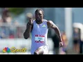 Noah Lyles wins third U S title in men s 100m with WORLD-LEAD time at nationals NBC Sports