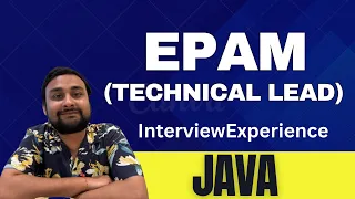 Epam Java Developer Round-1 Interview Experience 2025